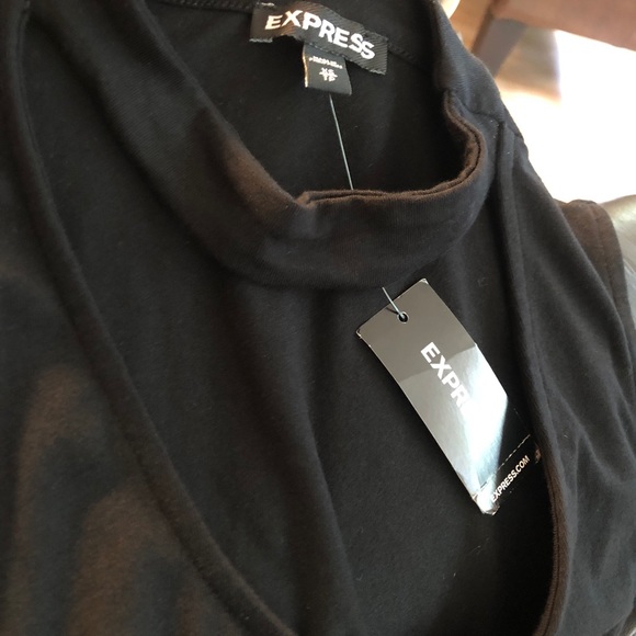 NEW With TAG - EXPRESS tank top (unique neck) - Picture 9 of 11